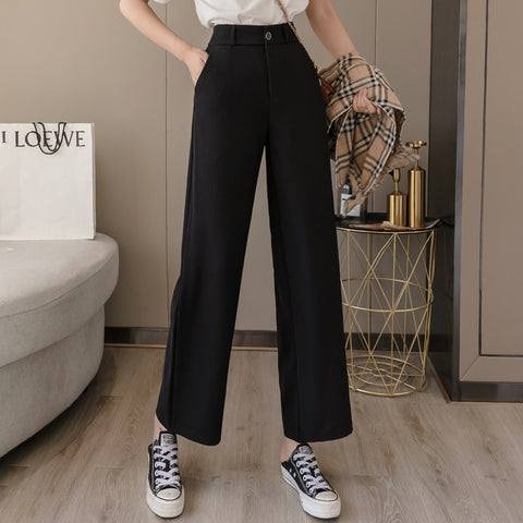 Sweatpants Women Clothes Pants Streetwear 2020 Summer Fashion Korean Style Wide Leg Harajuku Baggy Black High Waisted Vintage